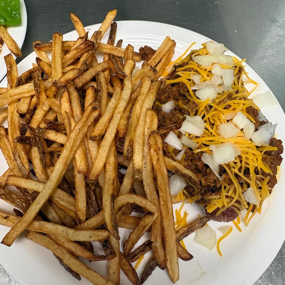 Coney — Coney sauce, cheese and onions