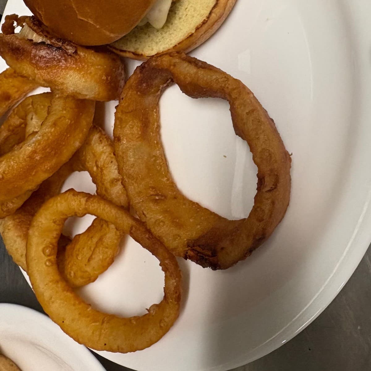 Onion Rings — Battered onion rings