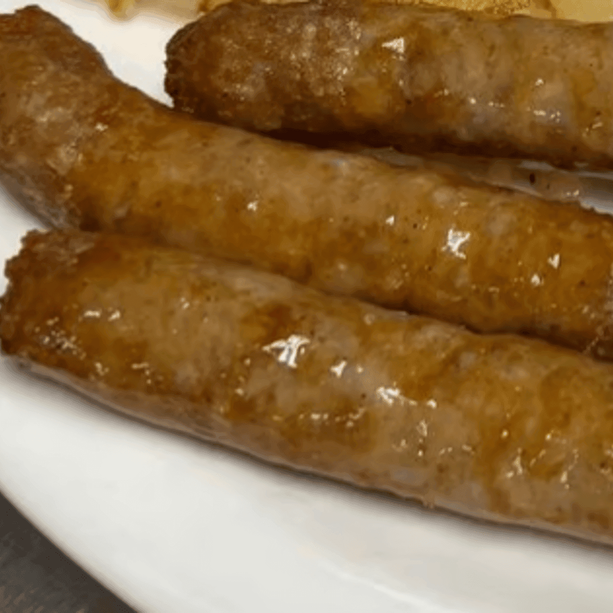 Side of Sausage Links — Three sausage links